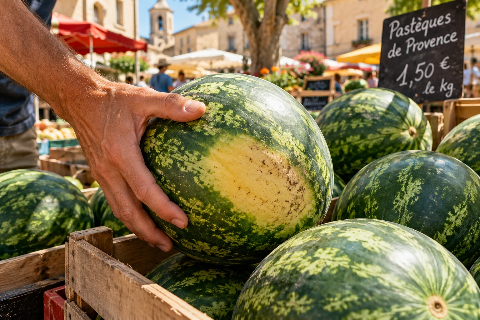 Comment choisir une pastèque : mes gestes au marché
