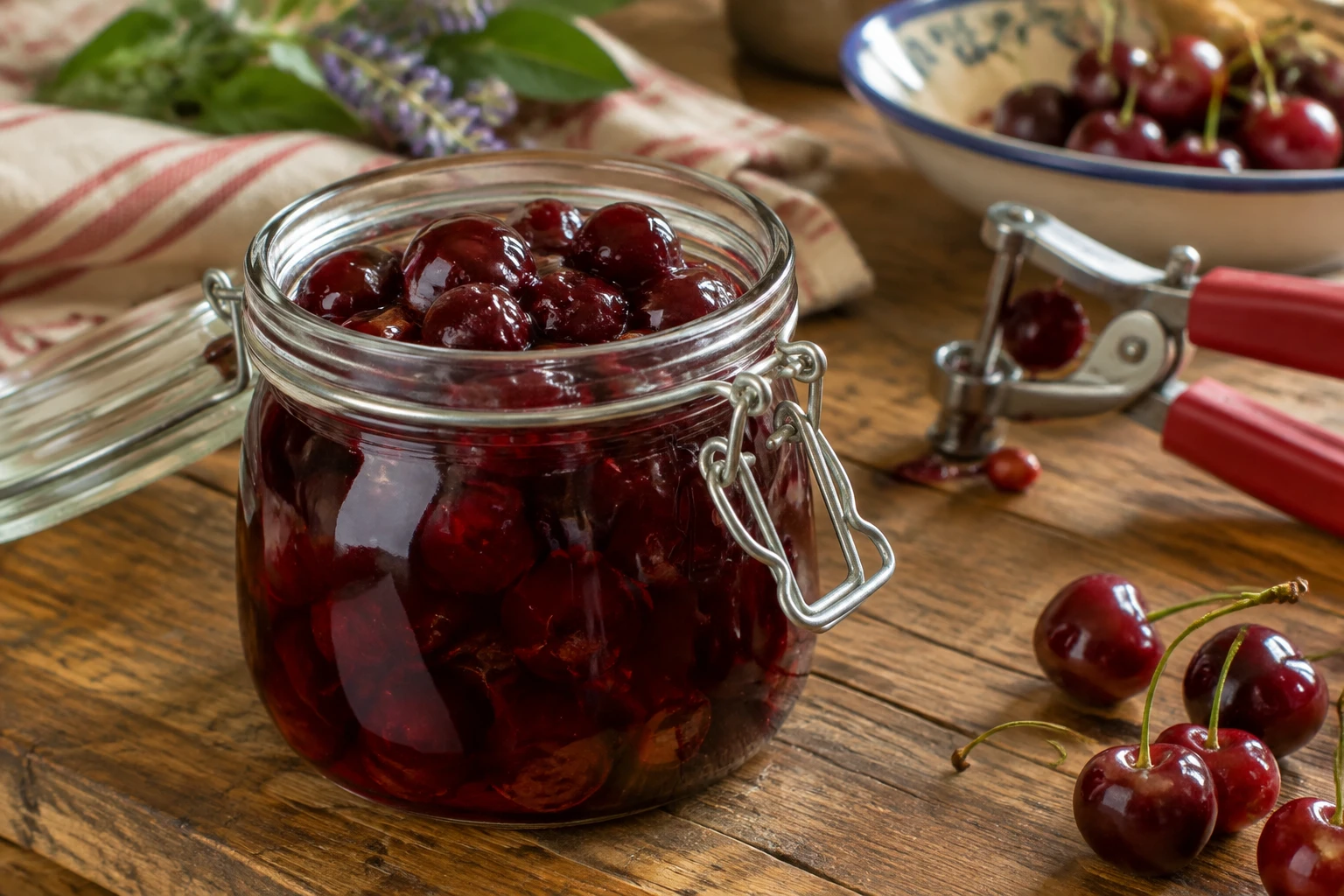 Les cerises amarena maison : mon calendrier de confisage en 6 jours