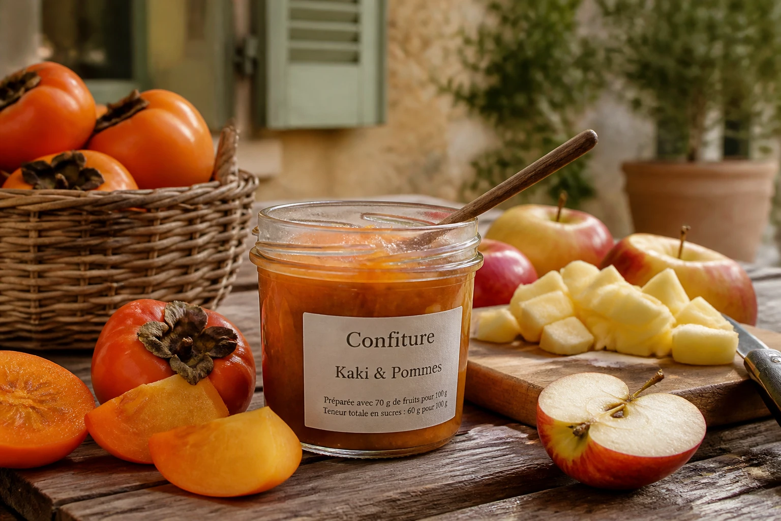 Confiture de kaki et pommes : la recette et mes astuces de terroir