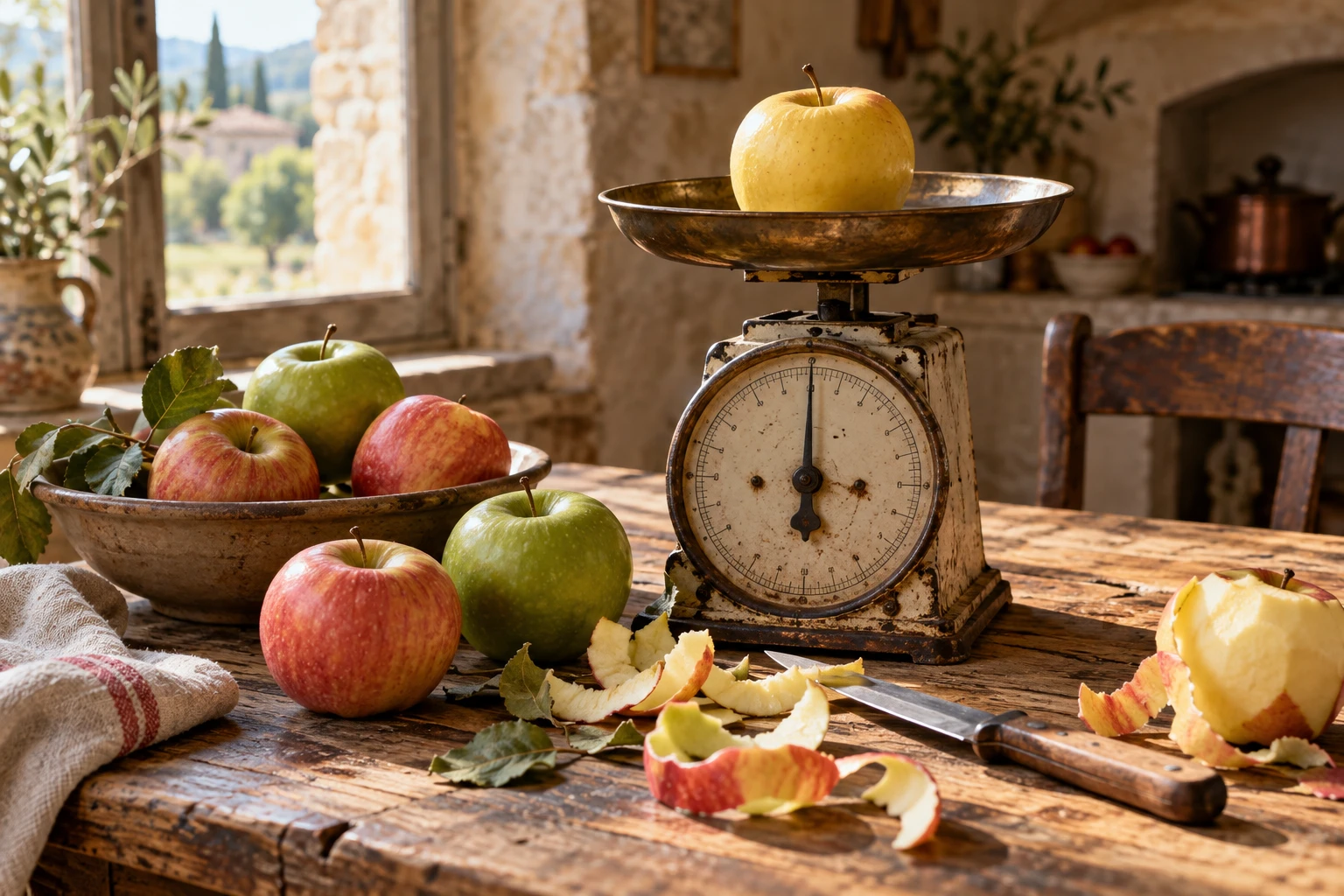 Le poids d&rsquo;une pomme : repères par variété et en recette