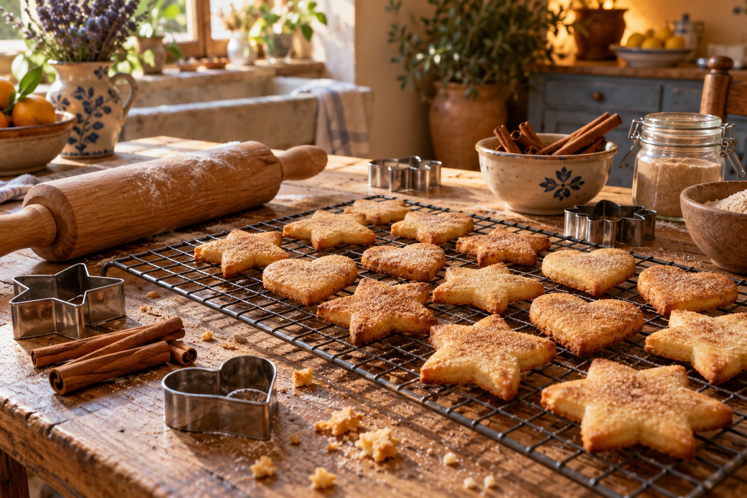 La recette des bredele de ma grand-mère, beurre et cannelle