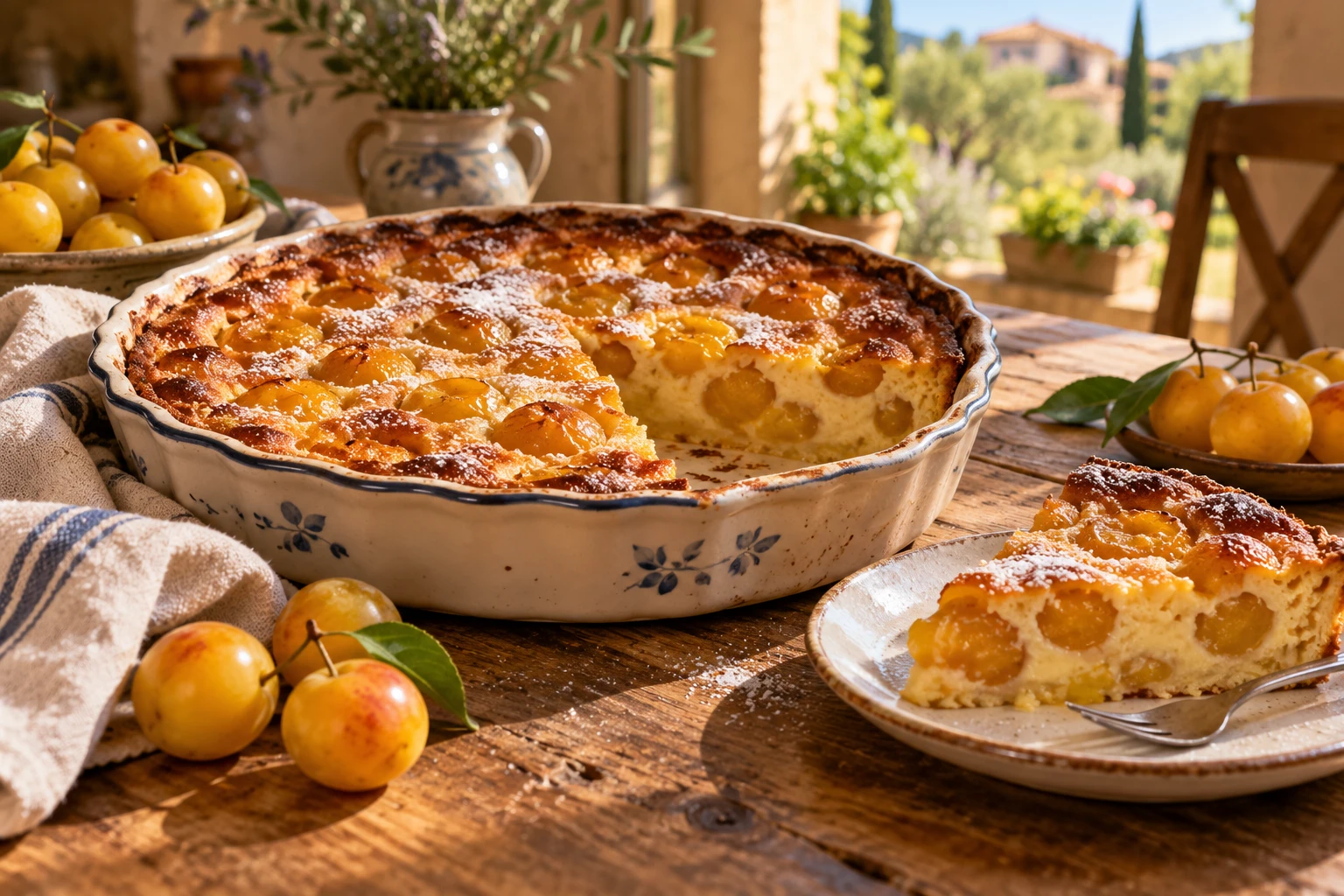 Le clafoutis mirabelle de grand-mère, comme je le prépare